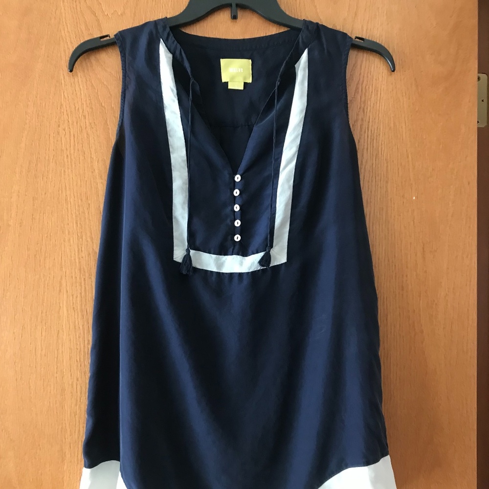 Maeve Silk Sleeveless Top